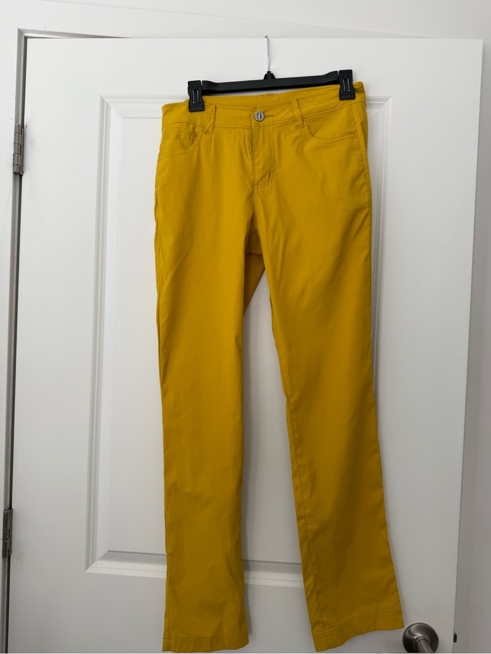 Black Diamond Women's Straight Leg Pants in Bright Yellow